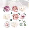 Garneck Blooming Peony Personality Combination Decoration Creative Peony Series Wall