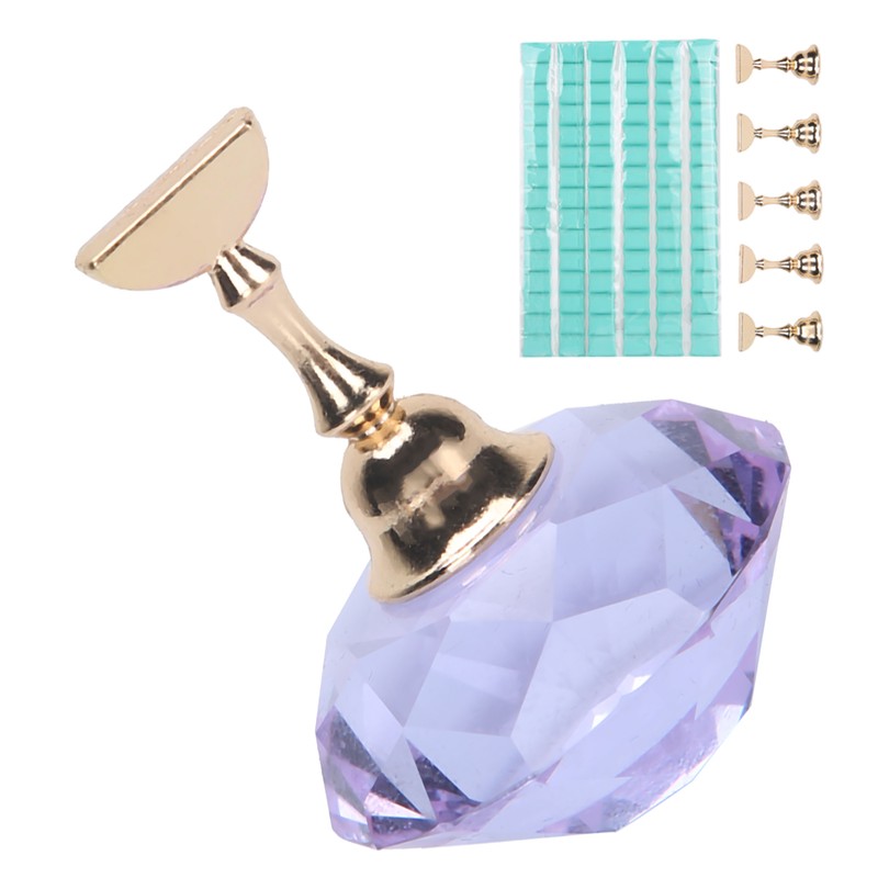 Nail Art Display Stand Set Magnetic Crystal Holder Practice Showing