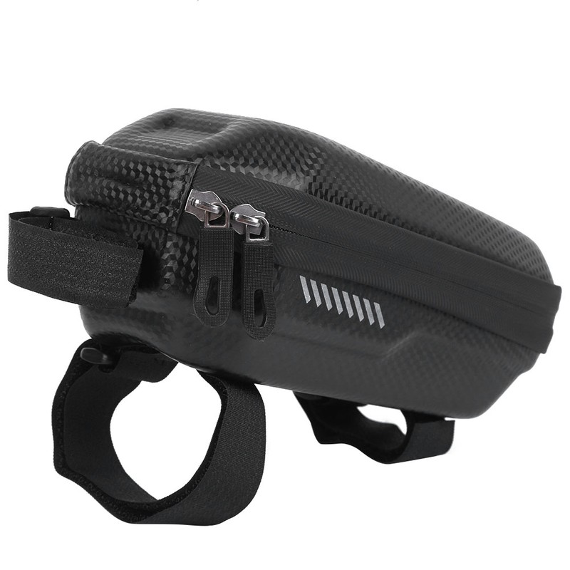 Hardshell Bicycle Mountain Bike Bag Front Beam Pipe Waterproof Saddle