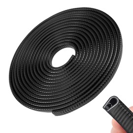 Edge Protector for Car Door Rubber Car Door Edge Protector U-Shape Rubber Seal Door Edge Protector for Most Cars Saloon SUV 5 Metres