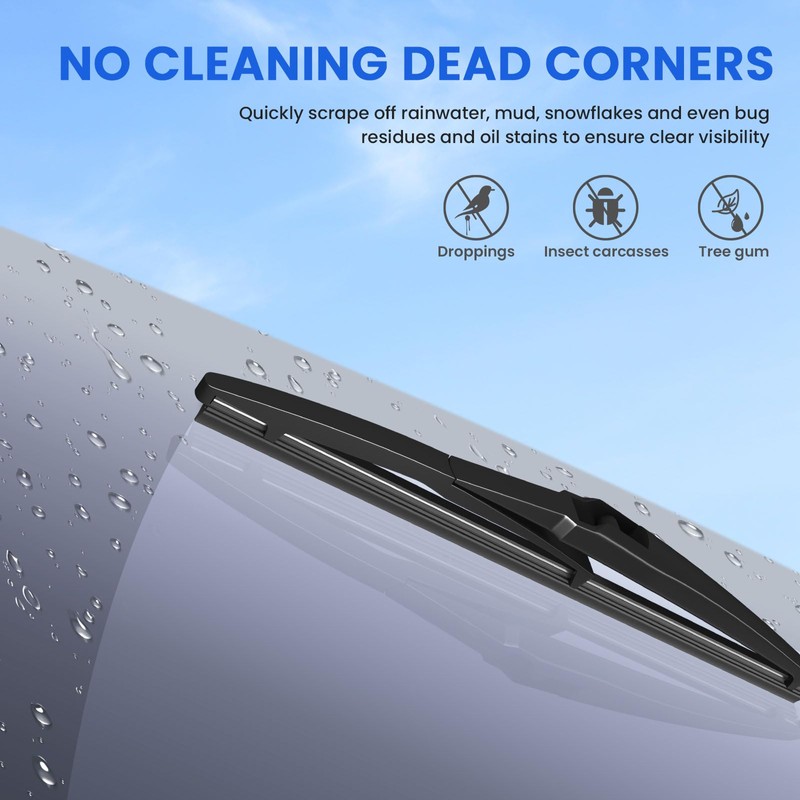 ANIKLUIM® Wiper Blades for 2018-2014 Smart Fortwo Front Windshield Wipers,20