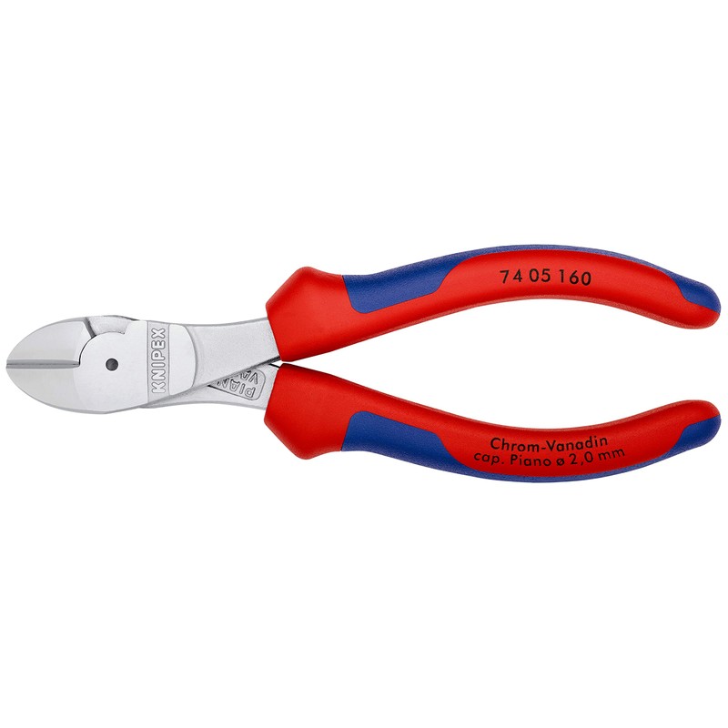 Knipex 74-05-160 6.3" High Leverage Diagonal Cutters - Chrome w/MultiGrip
