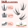 Jolietify DIY Lash Extension Kit, Cluster Lashes, 8-16mm Faux Mink,