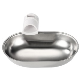 Smart Pet Water Fountain, Stainless Steel Automatic Pet Water Dispenser Wastewater Separation Feeding Watering Bowl for YSJ250424US for Cats and Small Dogs (Silver)