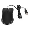 Gaming-Maus, Tragbare Ergonomische Kabelgebundene Maus mit USB-Kabel, 4 Farben Hintergrundbeleuchtung