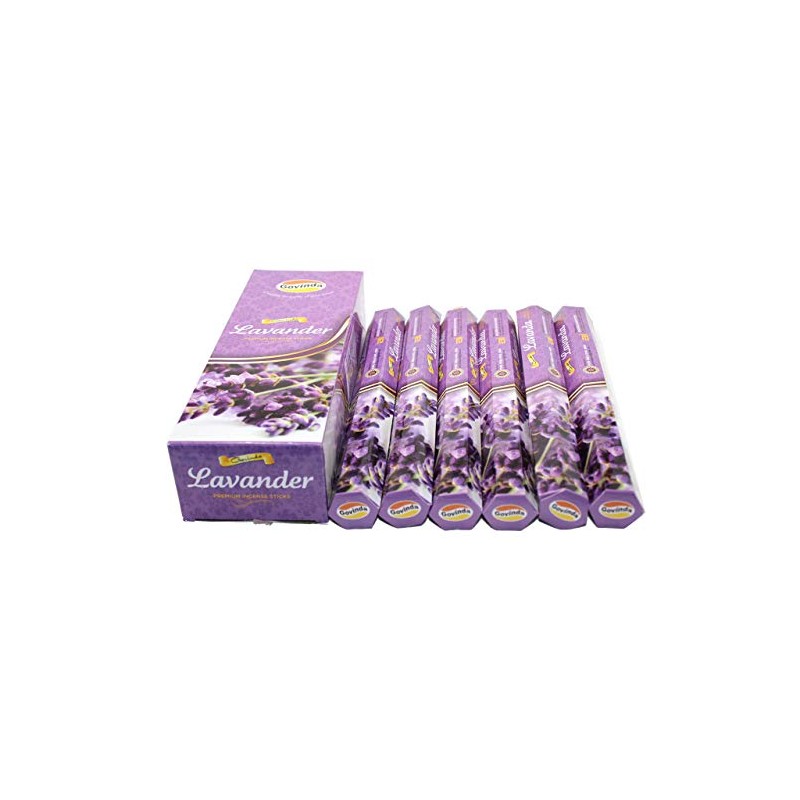 Govinda Incense - 120 Incense Sticks, Premium Incense, Masala Coated