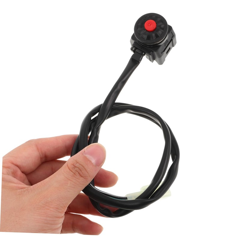 Ciieeo 2pcs Motorcycle Stop Button Push Button Switch for ATV