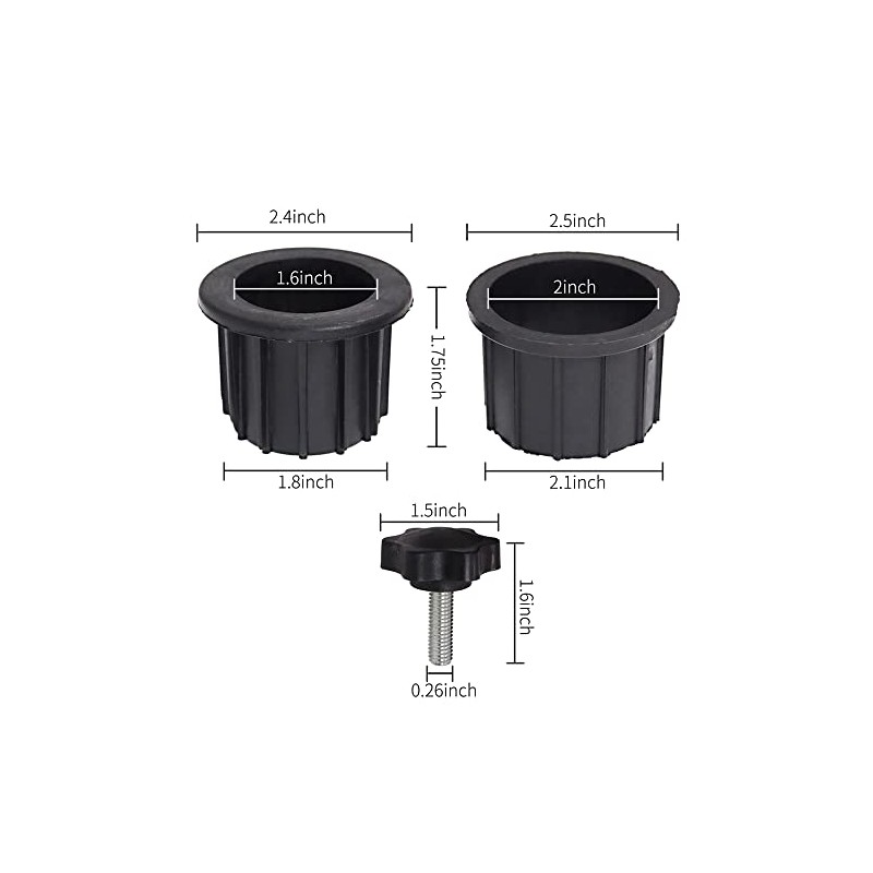 DGQ Patio Umbrella Base Stand Hole Ring Plug Cover 6