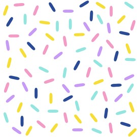 Colorful Sprinkle Wall Decals Peel and Stick Fabric Wall Decals Removable Confetti Wall Stickers Color Bar Wall Decals Cute Wall Stickers for Girls Bedroom Nursery Kids Room Decor
