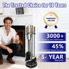 AMAGABELI GARDEN & HOME Fireplace Tools Set 5 Pcs Wrought