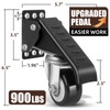 SPACECARE Workbench Casters kit 900Lbs Heavy Duty Quick Release 2