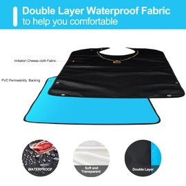 Adult Bibs for Eating Washable, Woman, 7 psc