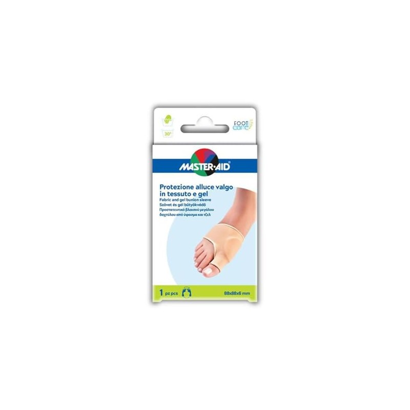 FOOT CARE PROTEZIONE ALLUCE VALGO TESSUTO+GEL 1PZ