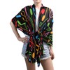 Use4 Lovely Color Music Note Chiffon Silk Long Scarf Shawl