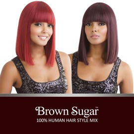 ISIS Human Hair Blend Wig Brown Sugar BS136 (613)