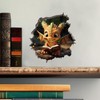 Dragon Reading in Wall Hole Decal - Mouse Hole Wall