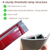 BEIEBIJOB 1/2"~3/5" Height Threshold Ramps for doorways, Rubber Threshold,Floor Transition