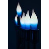 The Dreidel Company Menorah Bulbs, 10 Blue and White Electric