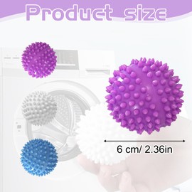 3-Pack Tumble Dryer Balls, Reusable Dryer Balls for Faster Drying, Softening Clothes, and Reducing Static Cling
