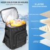 Hafmall Tactical Insulated Cooler Backpack, Leakproof, Waterproof, Black
