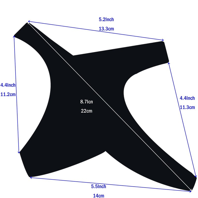 Beard Shaping Tool Template Men -(White) 100% Clear - Premium