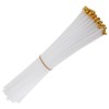 Kichvoe 100pcs Flag Poles for Handheld Flags Stable and Smooth