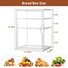 LXLXXL Bread Box For Kitchen Countertop Pastry Bakery Display Case