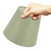 Totority Green Bedside Lamps Lampshade Taper Fabric Lampshade Simple Style