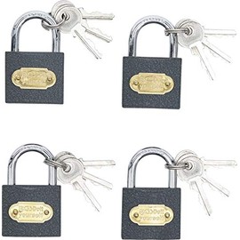 BGS Diy 85164 | Padlock Set | simultaneous locking | Type L | 35mm | 4 pcs.