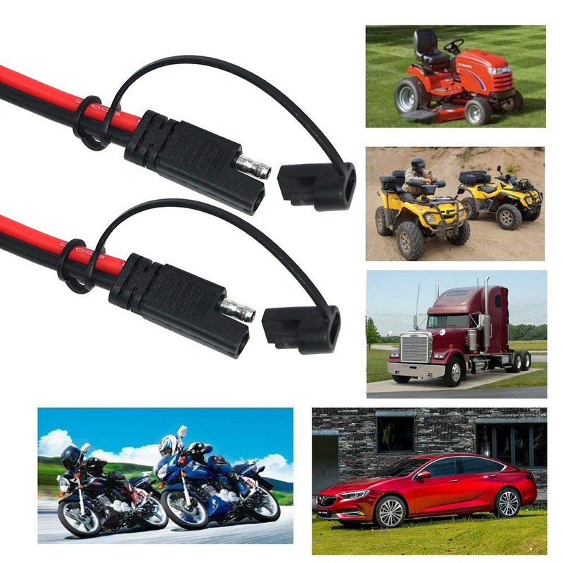 KUNCAN SAE to SAE Extension Cable 12AWG - 6FT DC