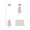 karyfine Milk Mini Glass Pendant Lights,Blown Art Glass Pendant Hanging