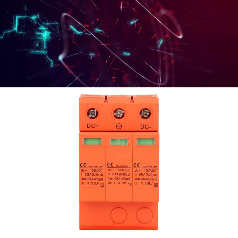 DC Surge Protector Visual Window Overheat Protection Quick Response PV