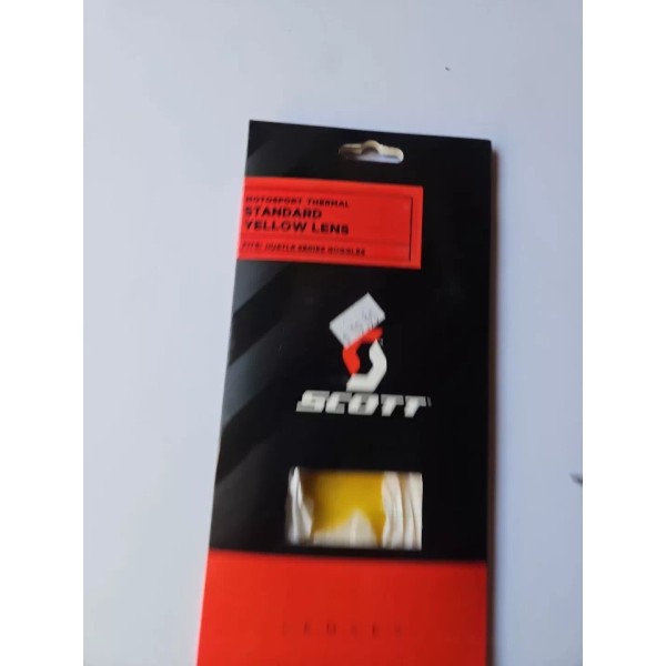 Scott Standard Yellow Lens 219705-029 Fits; Hustle Series Replacement Lens