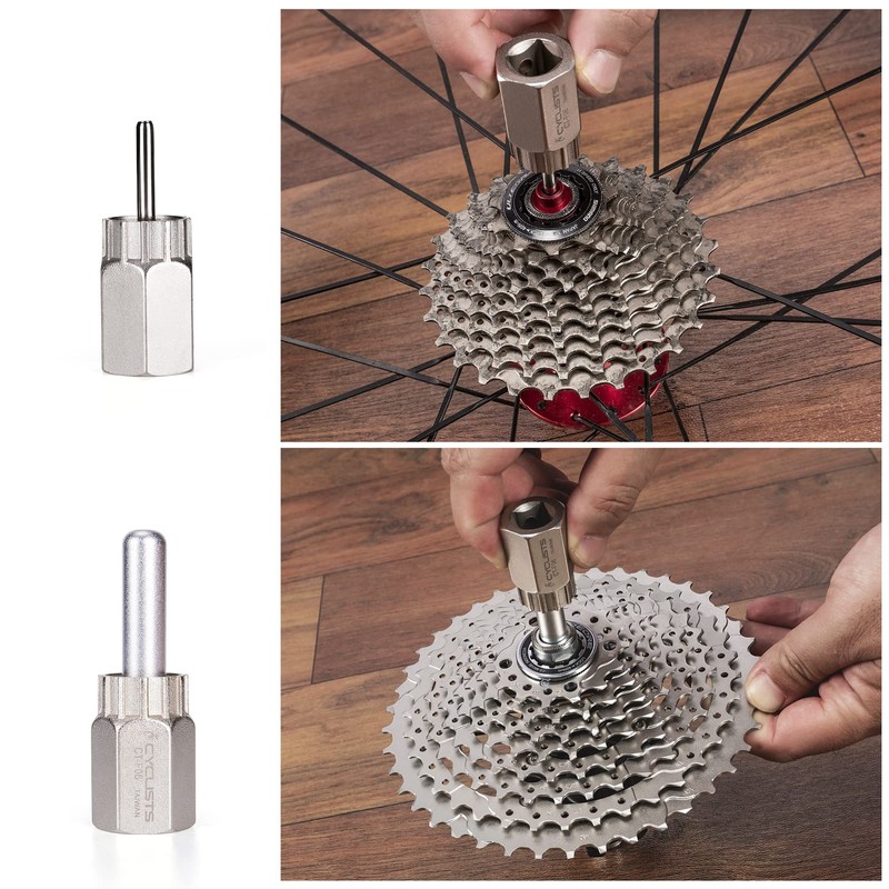 cyclists Cassette Removal Tool Sets - Chain Whip & Lock