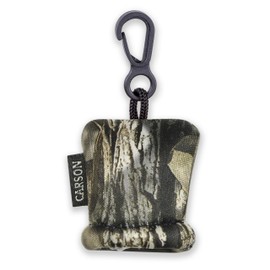 Carson Stuff-It Microfiber Lens Cloth Cleaning System for Eyeglasses, Smartphones, Tablets, Optics Lenses, Cameras and More, 6.25'' x 6.25'' - Mossy Oak Camouflage (SN-40MO)