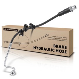 A-Premium Front Passenger Inner Brake Hydraulic Hose Compatible with Select Ram Models - 2500 2014 2015 2016 2017, 6.4L, 4WD - Replace# 68241200AF