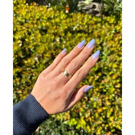 NOVA, Female Founded, Semi Cured Gel Nail Strips (Nova) - The 10 Minute Manicure. Salon-Quality, Works with Any Nail Lamp, Easy to Apply & Remove - Incl. Nail File & Wooden Stick (Nova)