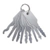 GZQ 10pcs Jiggler Keys Stainless Steel Mini Jigglers Lock Pick