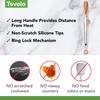 Tovolo Tip Top Tongs, Easy-Grip Kitchen Tongs for Cooking With