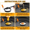 Egg Ring Pancake Ring Set 6 Pcs Stainless Steel Fried