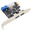 PCIE to USB3.0 Expansion Card 2 Ports High Speed Stable