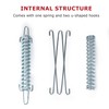 BEIYI 6 Pcs Tension Spring, High Tensile Electric Fence Spring