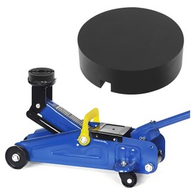 LT Easiyl 2Pcs 105X30mm Rubber Pad For Car Jack Fits Stand Jack Lifting Tool Slot Frame Track Protection Crimped Hydraulic Trolley Rubber Jack Pad Black