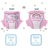 CutiePlusU Adult Diapers Sample 2 Pieces,Sissy Baby Disposable Incontinence Briefs