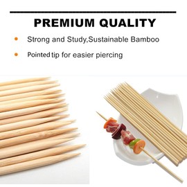 Gere Thick Candy Apple Sticks,120 Pack, 7 Inch 5mm,Caramel Apple Sticks, Bamboo Skewers for Corn Dog, Corn Cob, Kabob, Lollipop, Grill, Semi Point Food Caramel 120 pcs