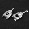 1 Pair Aluminum Alloy Motorbike Mount Riser 22mm Motorcycle Handlebar