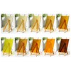 Lanyani 10 Sheets Transparent Stained Glass Sheets, 4x6 inch Colored