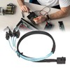 12GBPS Mini SAS HD SFF 8643 to 4 SATA 3.0