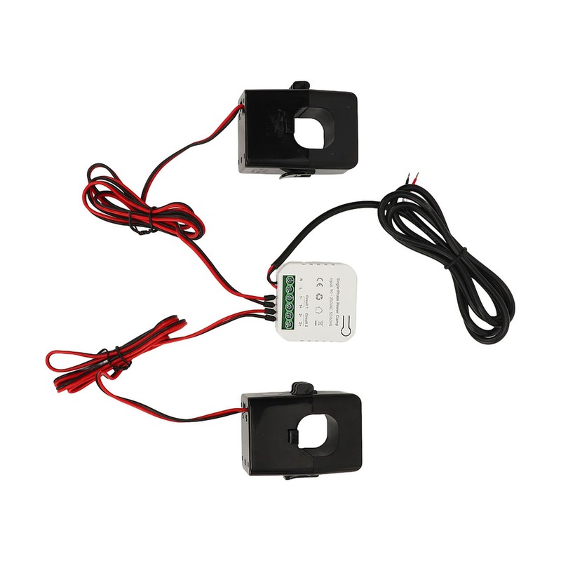 Smart Energy Meter APP Monitoring Electricity Monitor with 2x300A Current