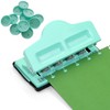 Mushroom Hole Punch, Adjustable 4 Hole Punch, Planner Hole Punch